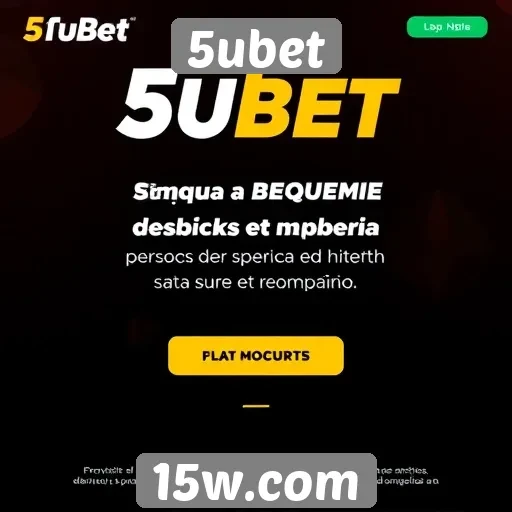 Promoções atuais da 5ubet para novos usuários